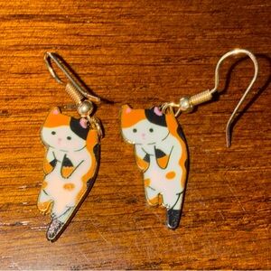 Calico Cat Earrings